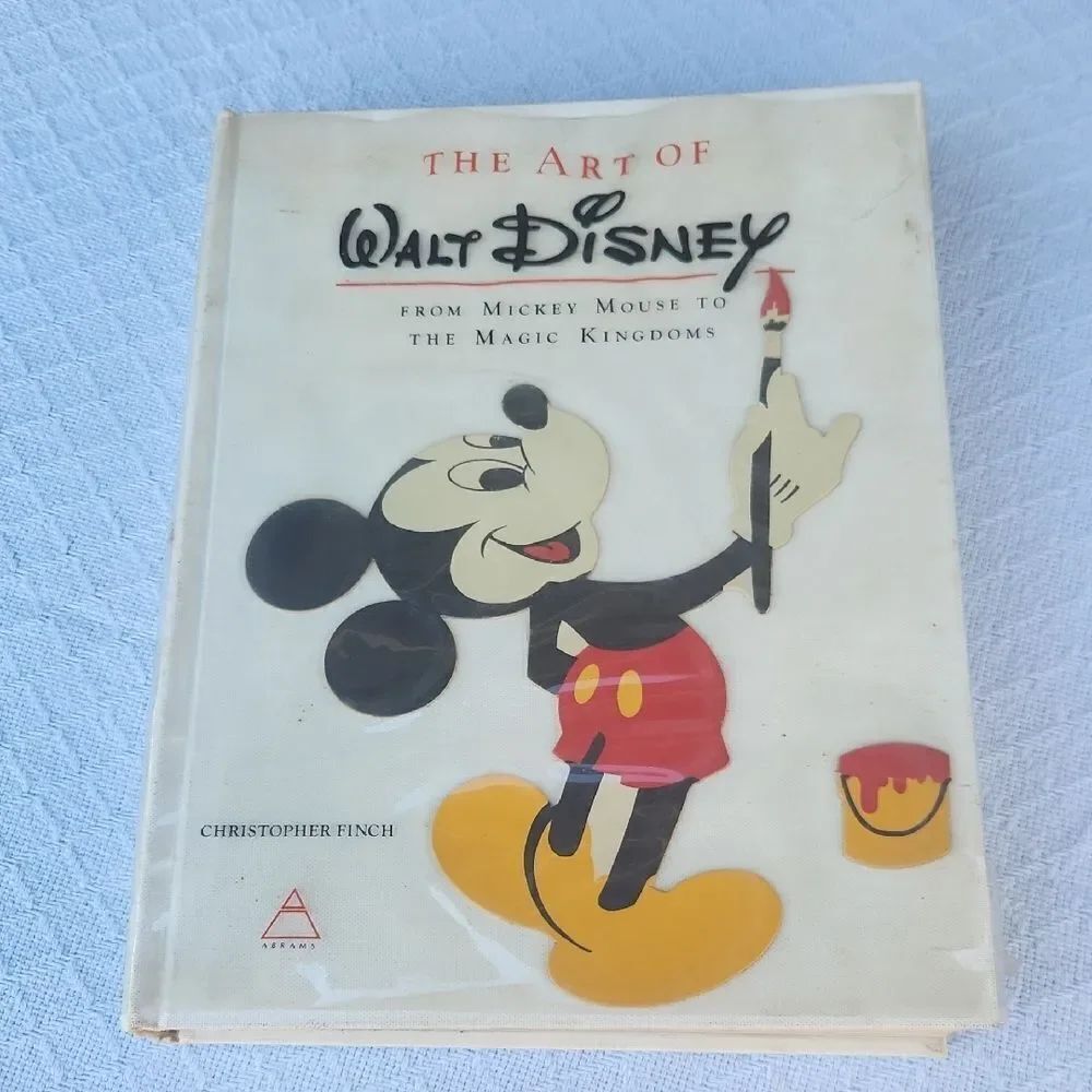 The Art of Walt Disney Christopher Finch 1973 HC Book 1st Edition